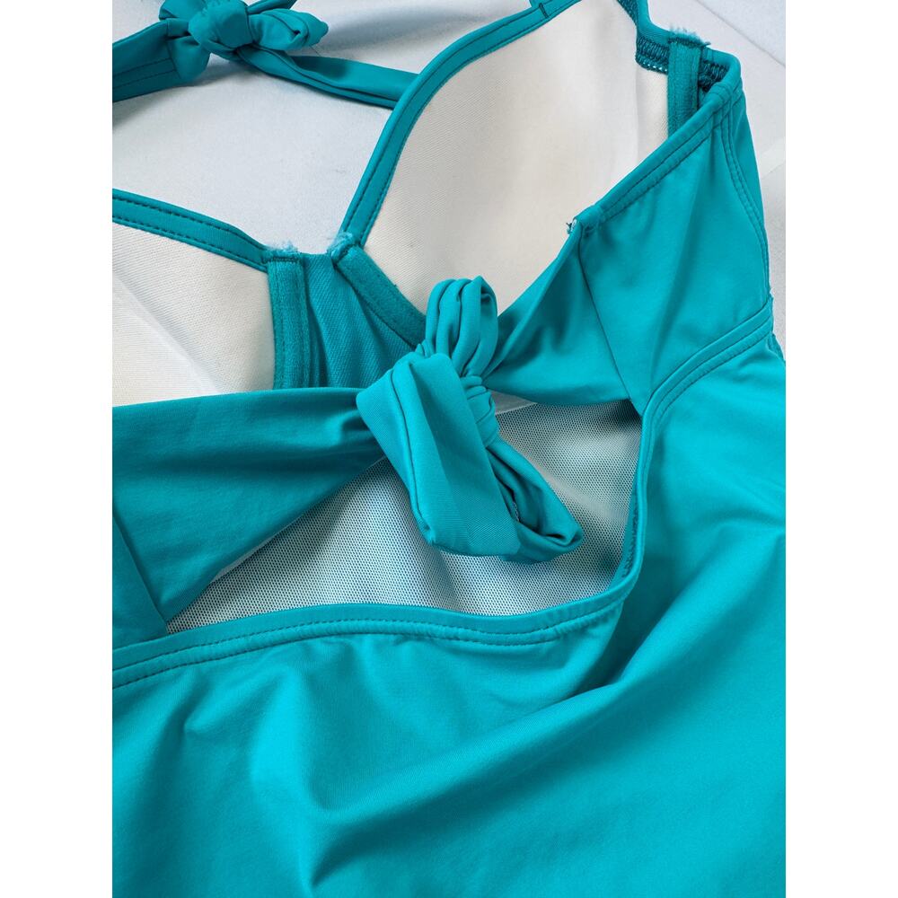 Tommy Bahama Pearl Underwire Full Coverage Tankini Top Ming Jade Womens XS C NWT - Picture 5 of 10